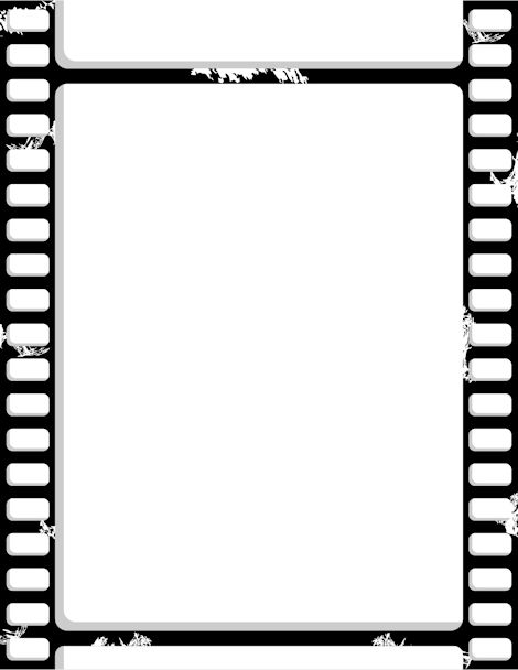 Printable film strip border. Free GIF, JPG, PDF, and PNG downloads