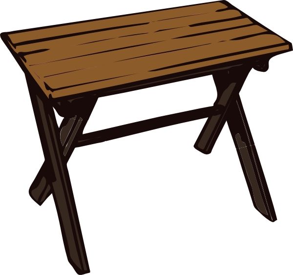 Students At Table Clipart