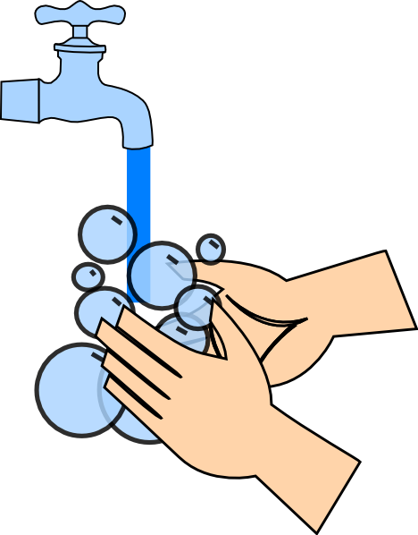 Handwashing with Soap Clipart