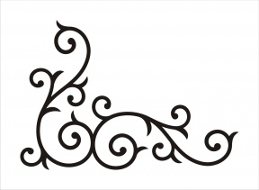 Corner Swirl Cliparts
