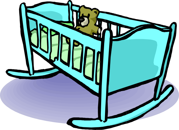Girl Crib Cliparts