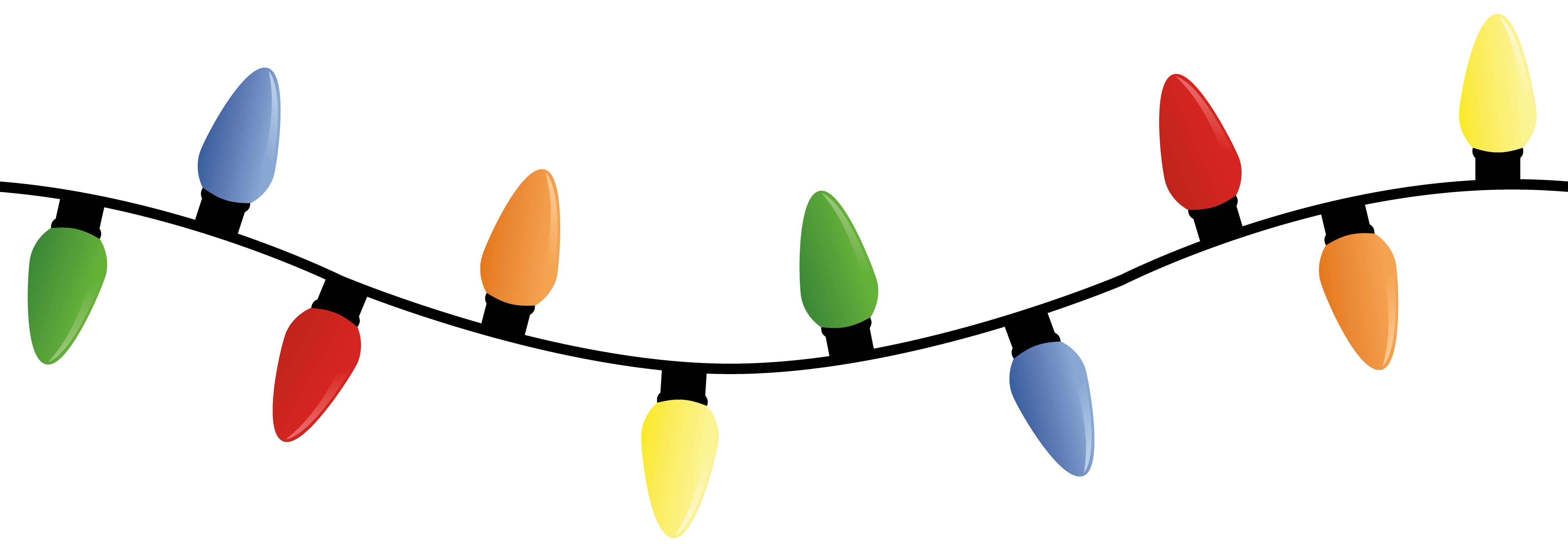 Holiday Animated Lights Clipart
