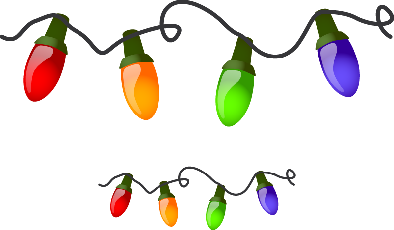 Free Christmas Lights Clipart Pictures