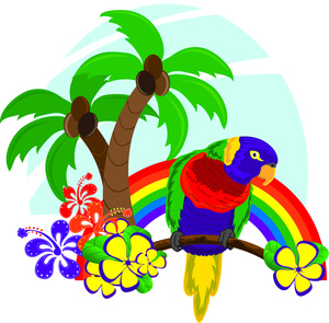 Hawaiian Background Cliparts