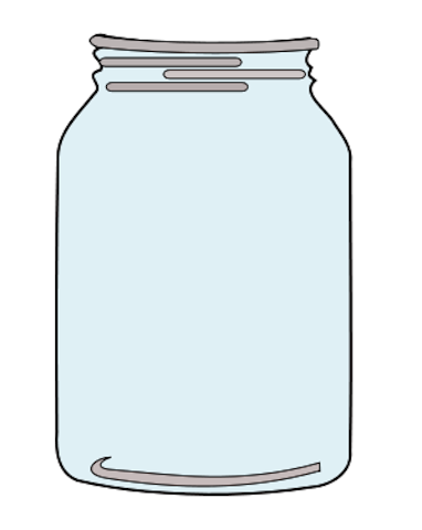 Glass Jar Clipart