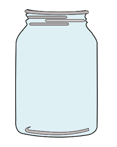 Open Jar Clipart