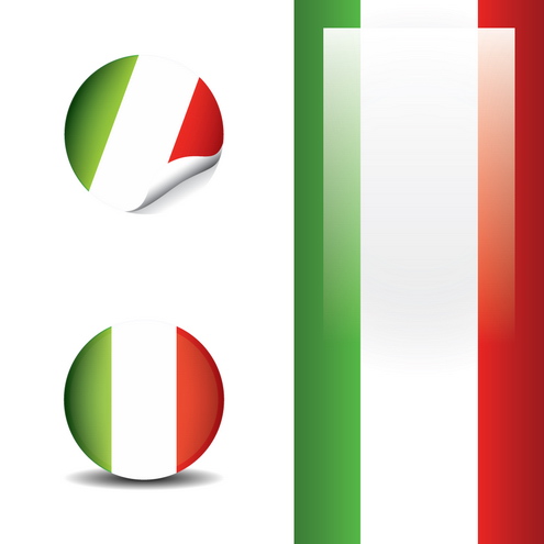 Italian Banner Cliparts