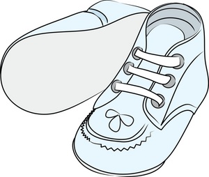 Clip Art Blue Slippers Clipart