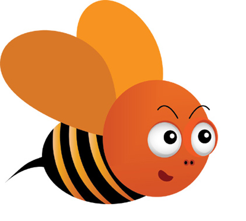 Cute Honeybee Cliparts