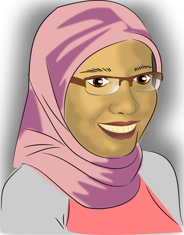 Clipart muslim woman