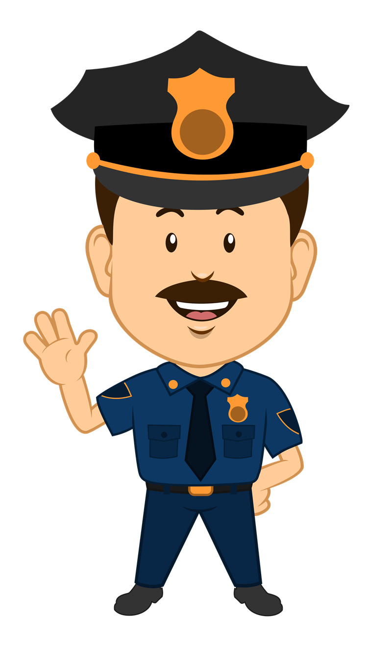 Cute Police Clipart
