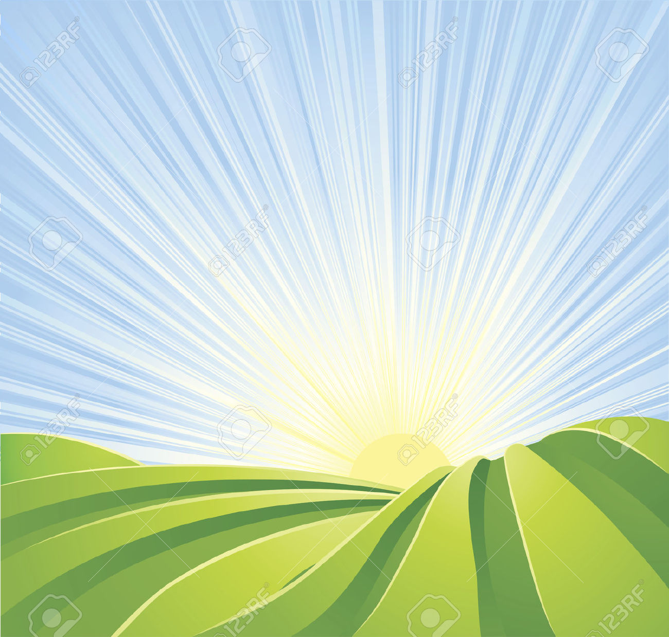 Rolling Grass Cliparts