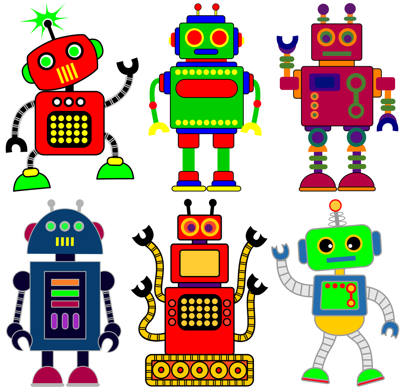 Vintage Robot Clipart