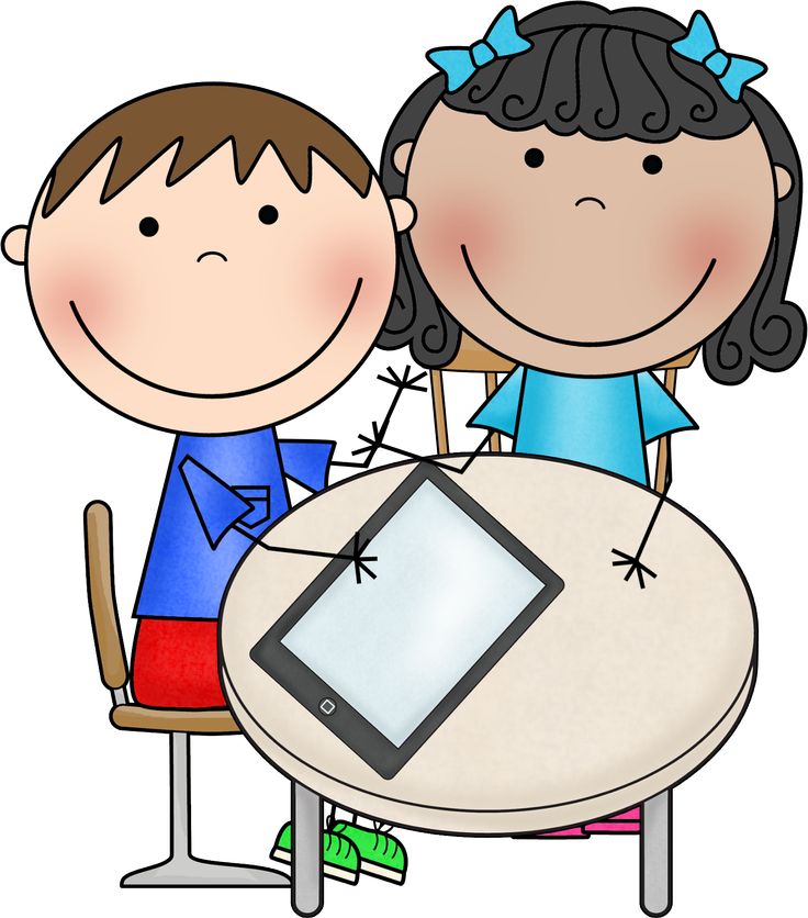 child with ipad clipart - Clip Art Library