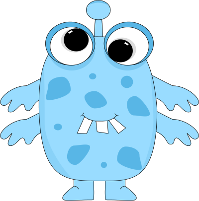 Monster Banner Cliparts