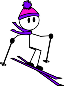 Alpine Skiing Cliparts