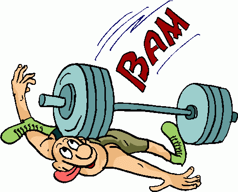 elastikon weightlifting clipart