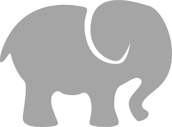 elephant silhouette clip art 
