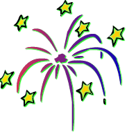 Colorful Firework Cliparts