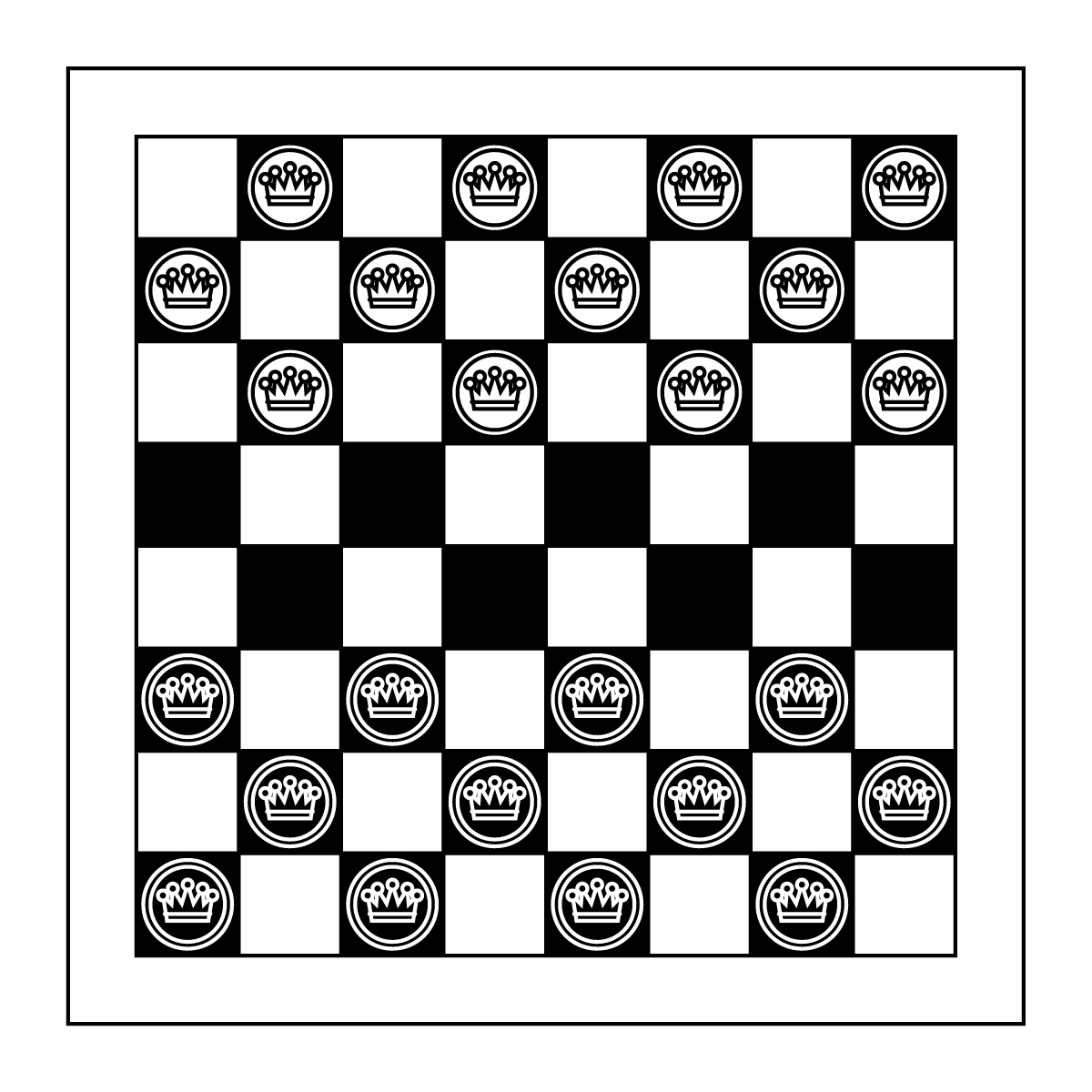 Black And White Dice Clipart