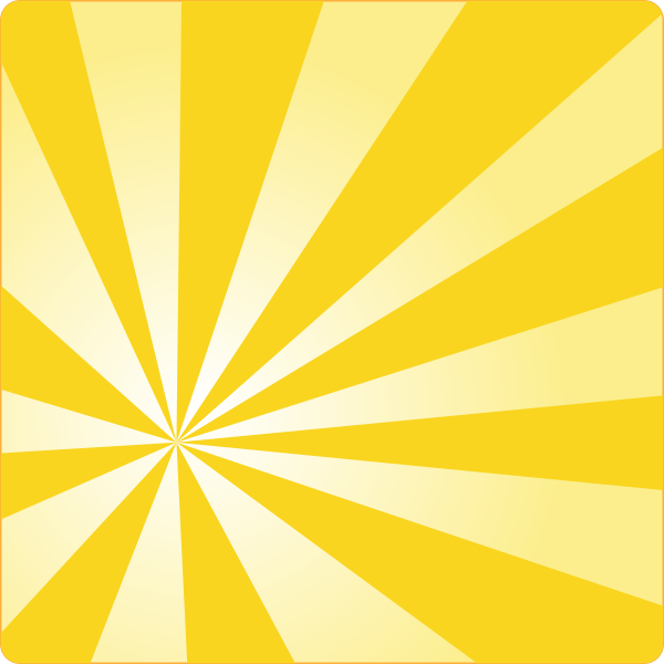 Yellow Sun Rays Clip Art at Clker