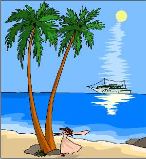 Cruise Beach Cliparts