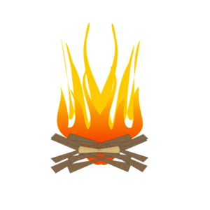 Wood Burning Fireplace Cliparts
