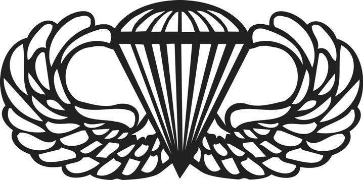 Army Airborne Wings Clipart
