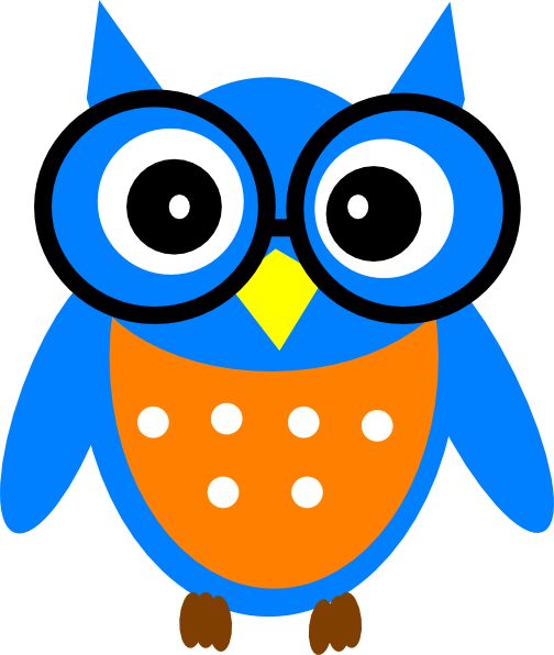 Smart Owls Scholarly Clipart Download