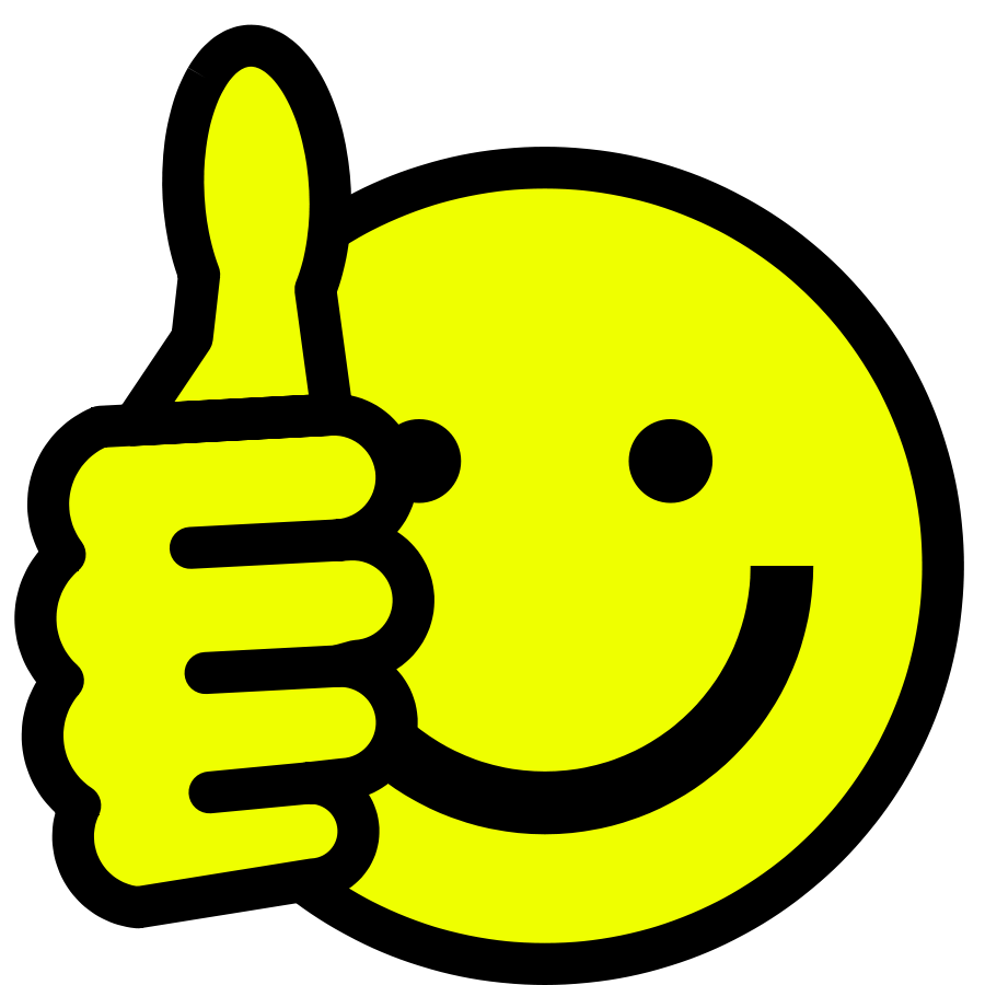 Smiley Face Clip Art Thumbs Up
