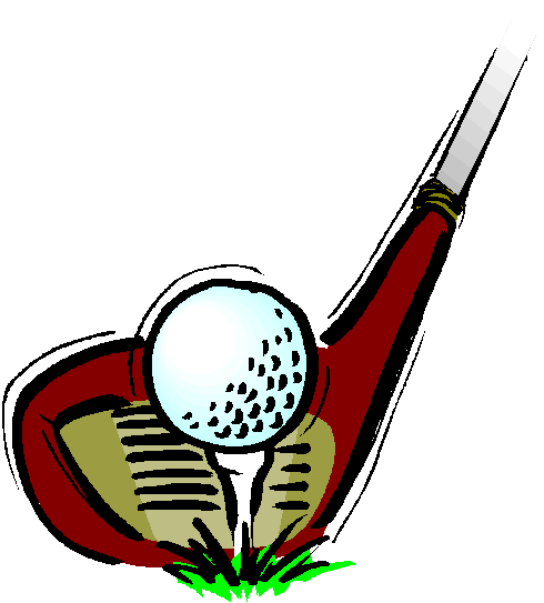 Girl Golfing Cliparts