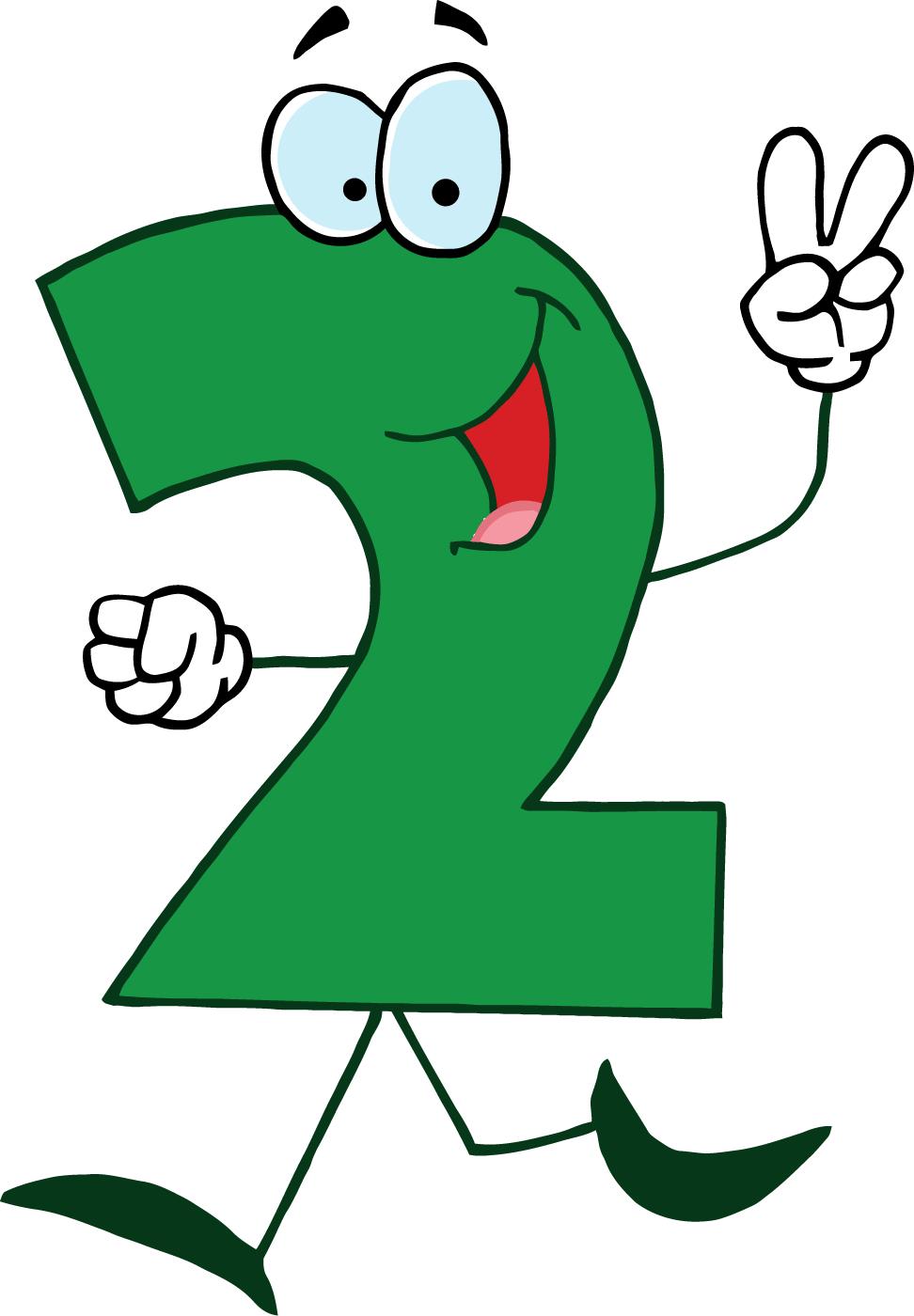 Funky Numbers Clipart 1