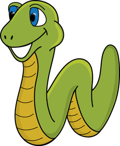 Friendly Snake Cliparts