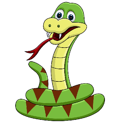 Friendly Snake Cliparts