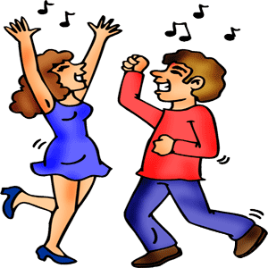 Exciting People Cliparts