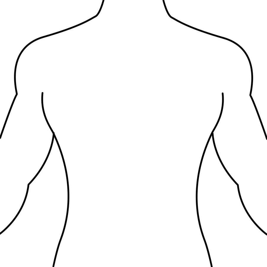 Outline Of Female Body