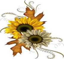 Free clipart fall flowers