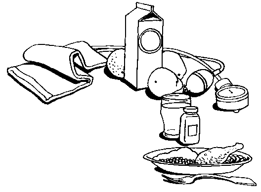 White Food Cliparts