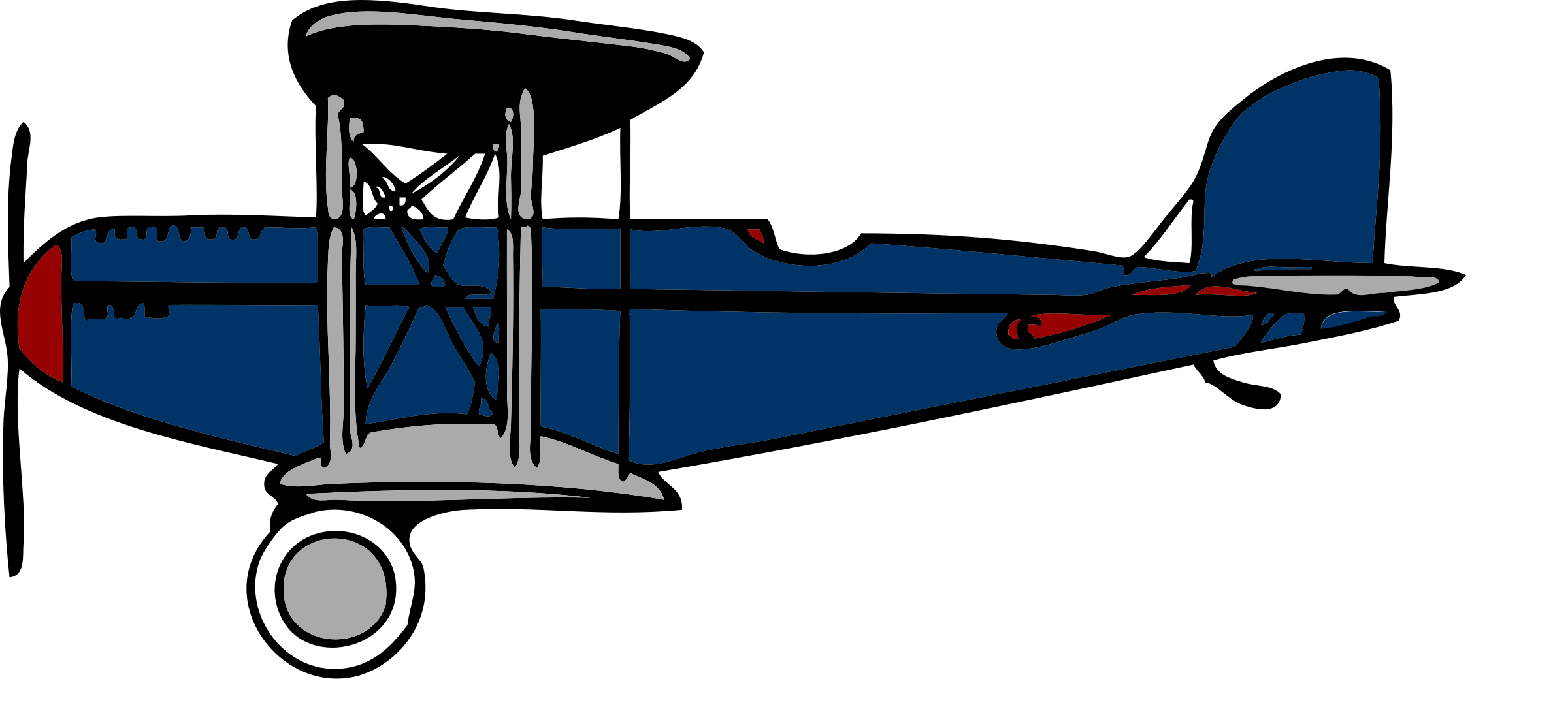 Classic Airplane Cliparts