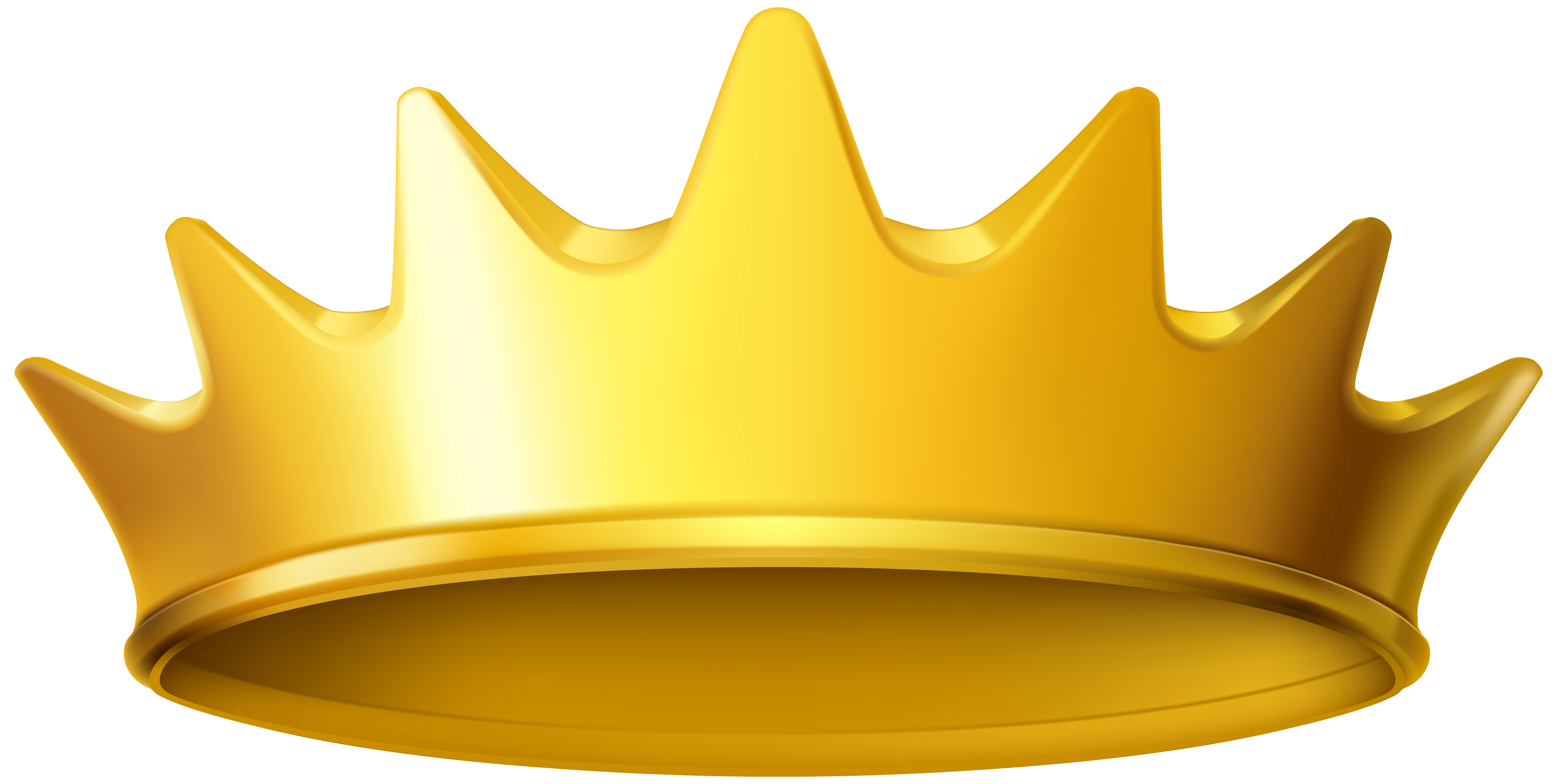 Gold crown clipart no background