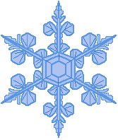 Snowflake clipart for transparent background