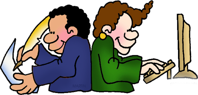 Free Cliparts Writers