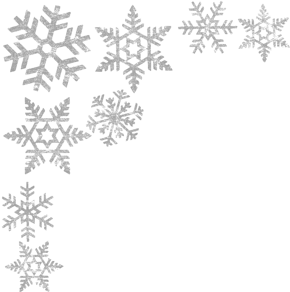 White transparent snowflakes – bkmn