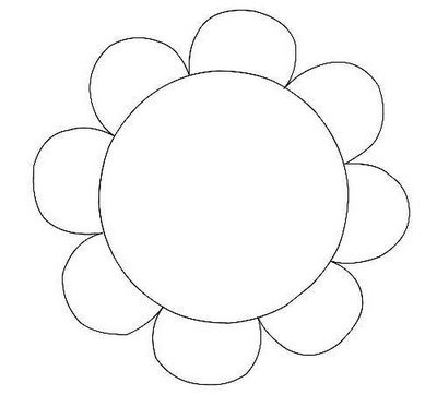 Tulip Outline Cliparts