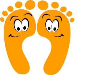 Funny Foot Clipart