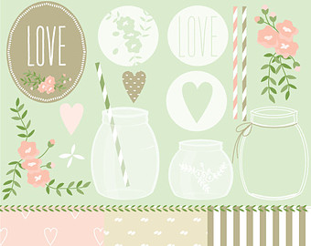 Country Flowers Cliparts