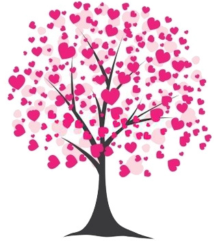 Heart tree clip art 