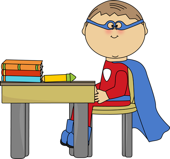 Super Hero School Clipart