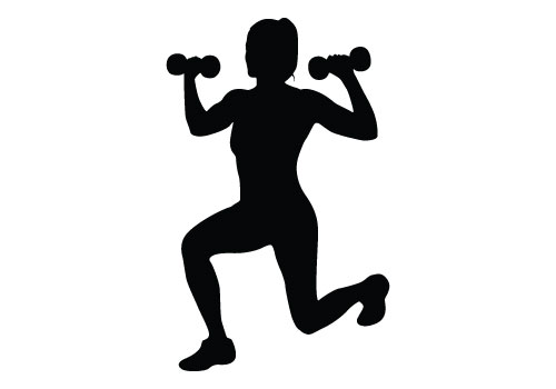 Girl Workout Cliparts