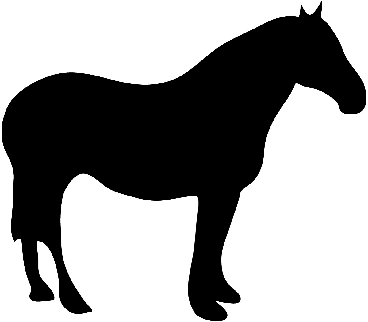 Simple Buffalo Cliparts